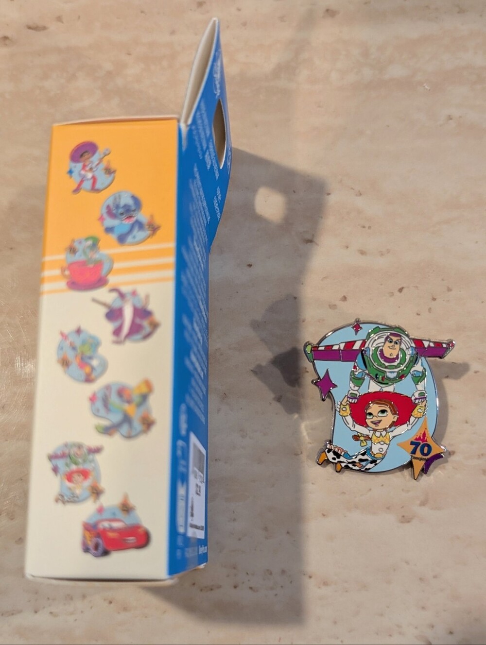 Disneyland 70th Mystery Pin Set 2025 - Buzz and Jesse, Toy Story - Picture 4 of 5